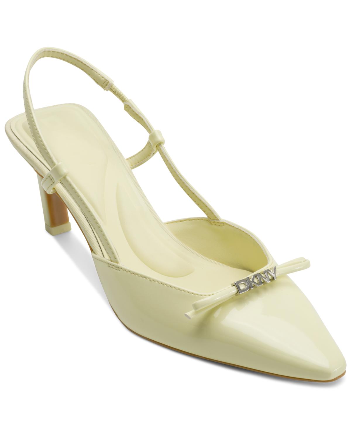 CARLINE-SLINGBACK-K1568500-CHAMOMILE-3／4 PROFILE VIEW